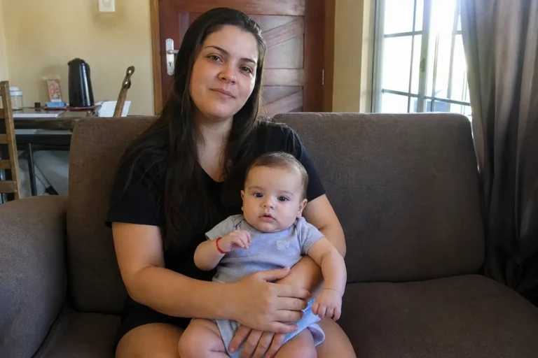 img joana machado chegada primeiro neto